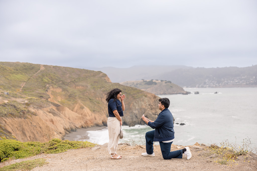 Pacifica coastside proposal at the top of a coastal trail