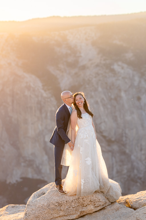 golden hour light at Yosemite