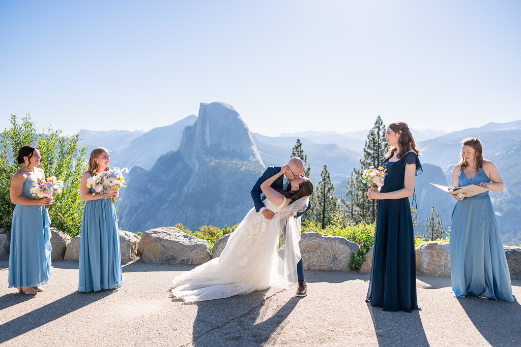 Glacier Point dip & kiss