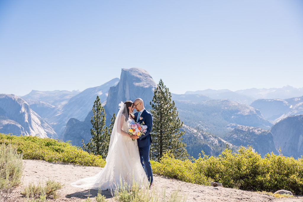 Glacier Point wedding portraits