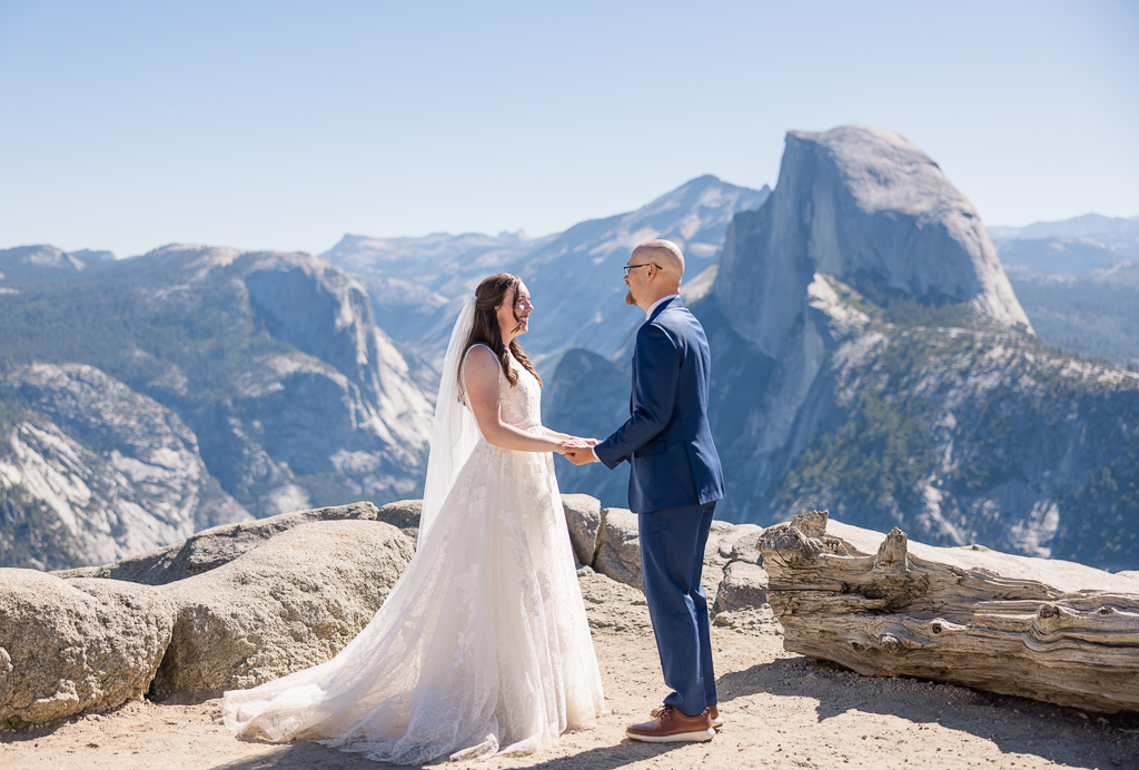 couple portrait at Glacier Point