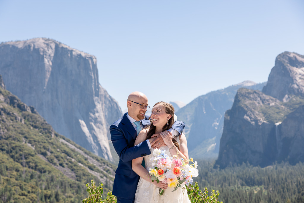 Yosemite Tunnel View wedding pic