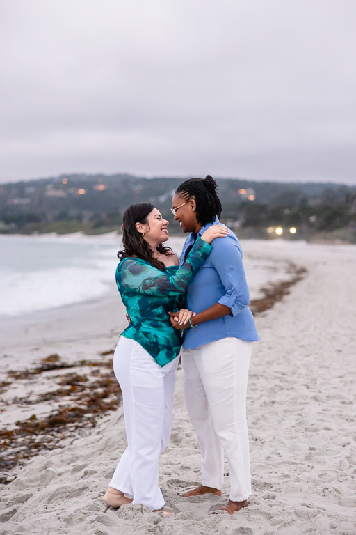 engagement photos on Carmel Beach