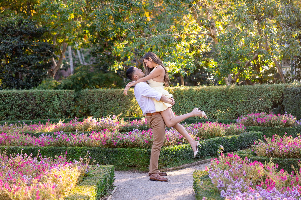 beautiful engagement shoot at Filoli Gardens