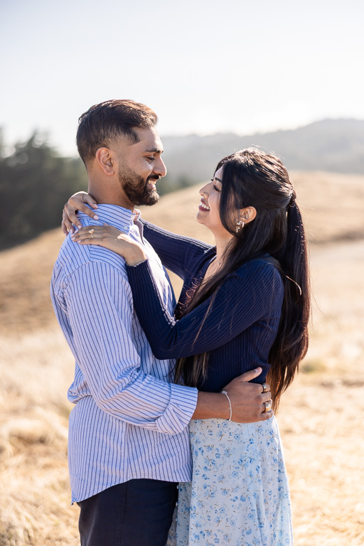 Mt Tam morning engagement photos