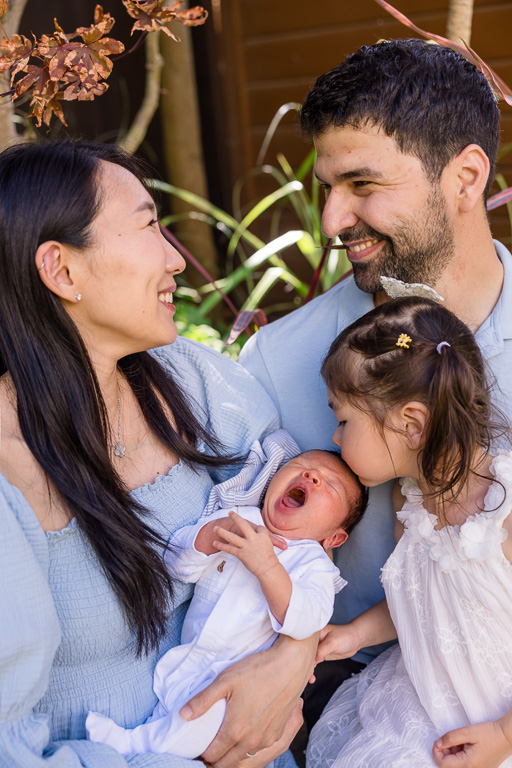 San Francisco in-home newborn and family portrait photography