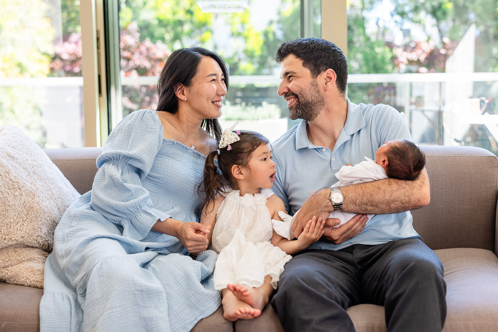 San Francisco in-home family photography session