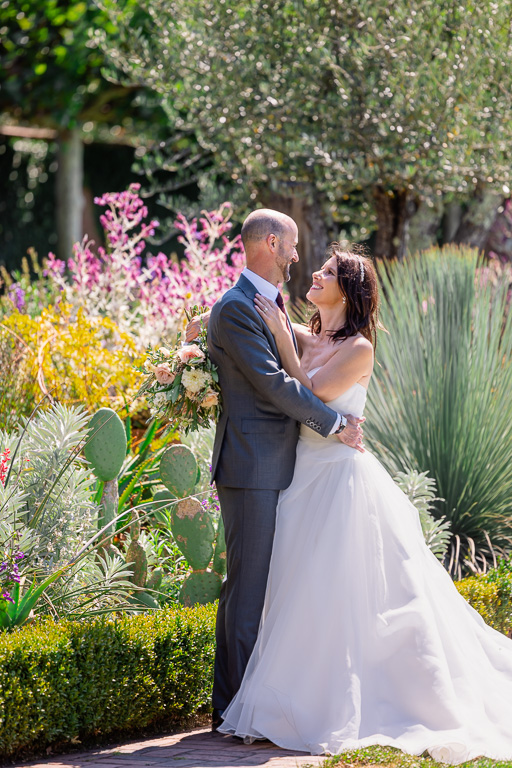 Filoli Gardens daytime wedding photos