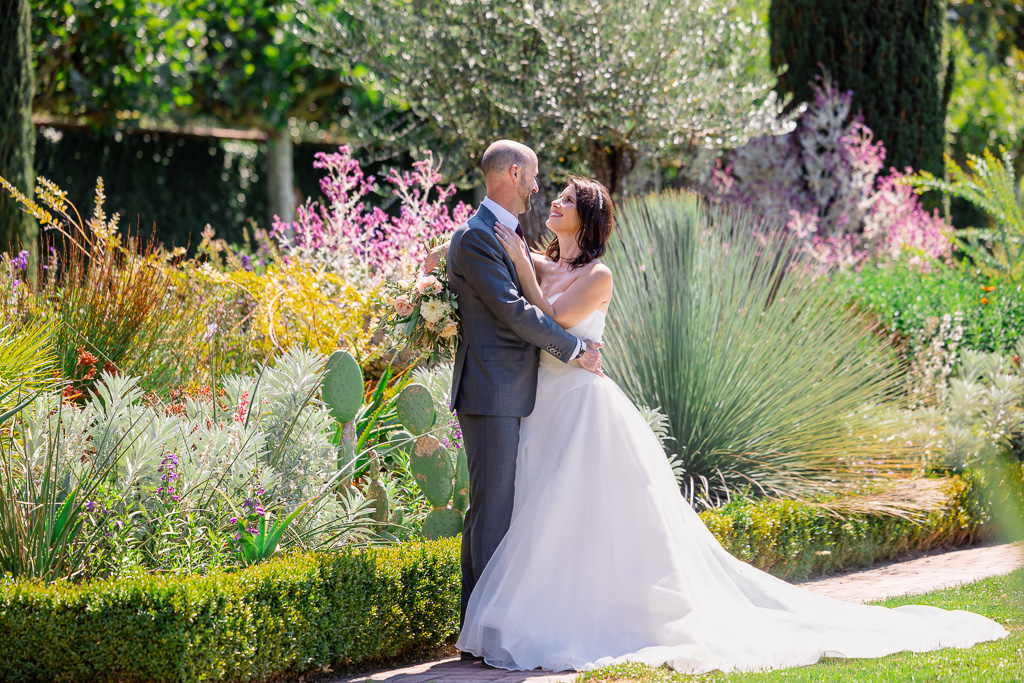 wedding portraits around Filoli Gardens