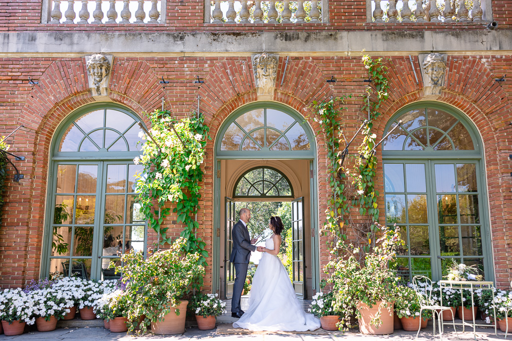 Filoli tea house private vow exchange