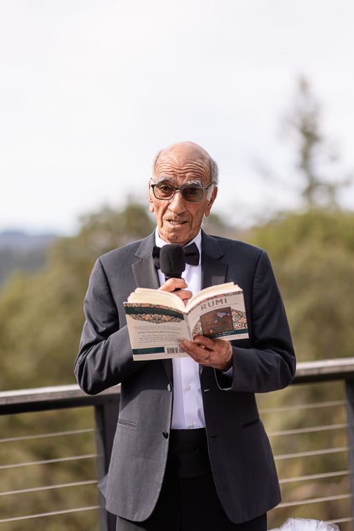 grandfather giving a speech