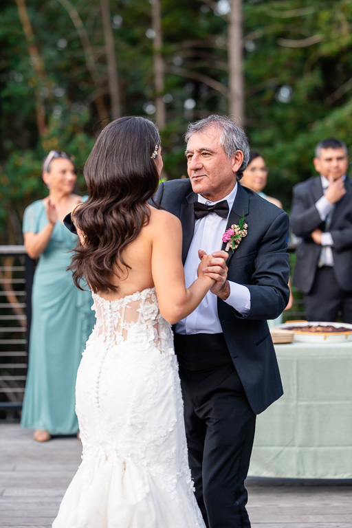 bride and father sharing a special dance