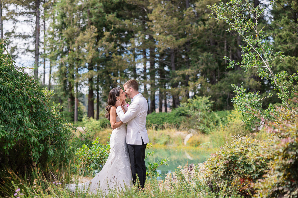 Sonoma Forest Sanctuary wedding portraits
