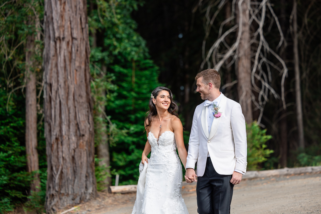 walking into the reception