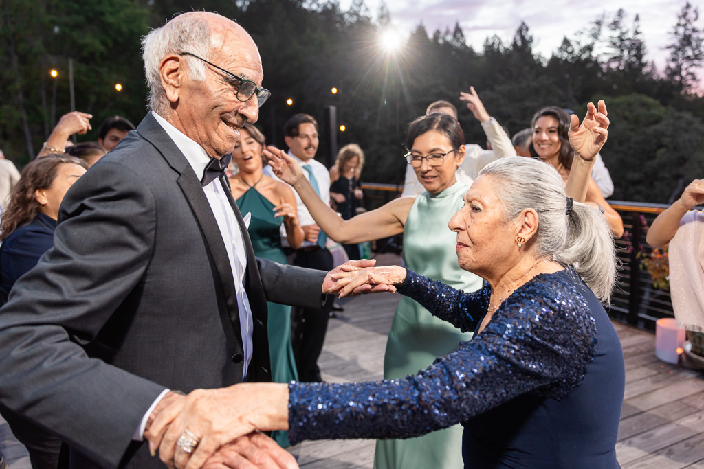 grandparents dancing