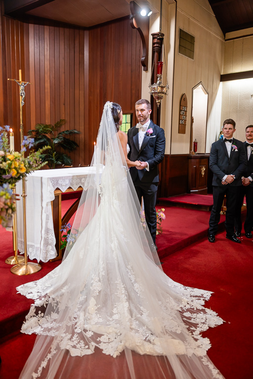 side angle of ceremony