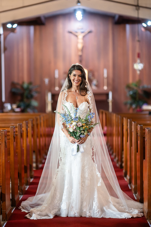 St Elizabeth's Roman Catholic Church bridal portrait solo