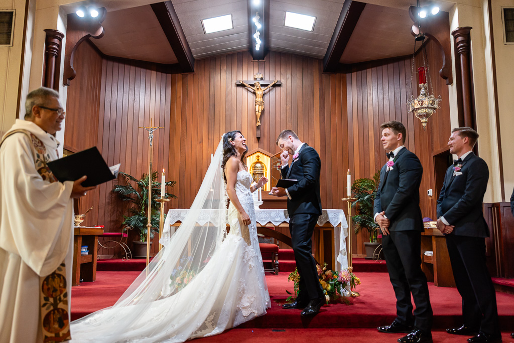 funny moment during the ceremony