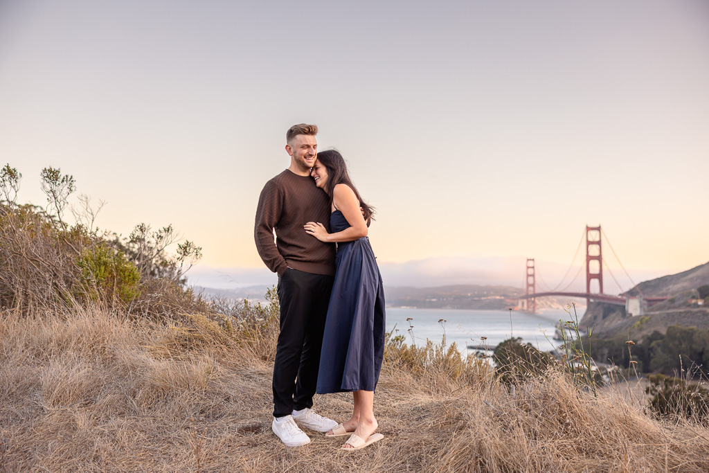 candid moment following proposal