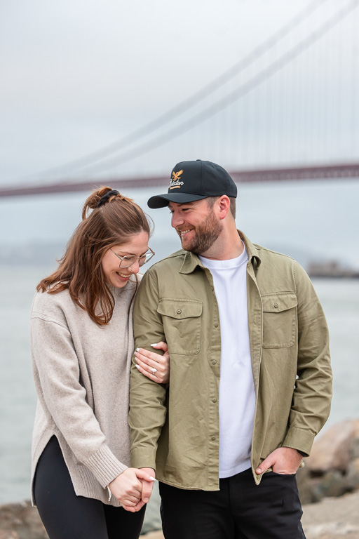 fun candid style engagement shoot