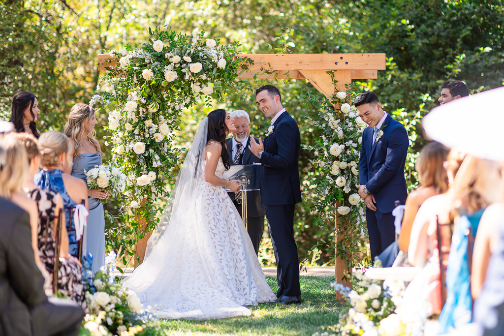 Guests watch the ceremony at Hyatt Regency Lake Tahoe Resort