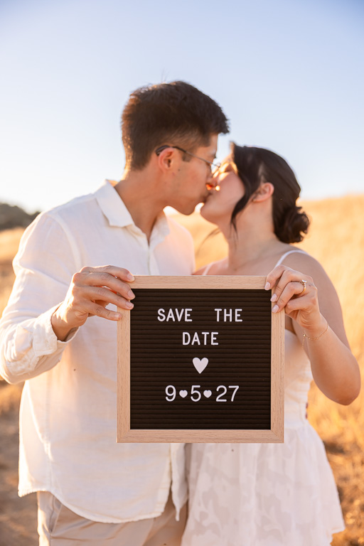 save the date letter board announcement photo